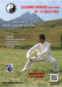 affiche stage été 2026 les carroz